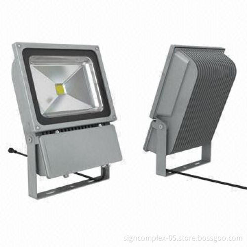 100W LED Floodlights with High-utilization of Power, Uses 1-piece Integrated High-power (COB)